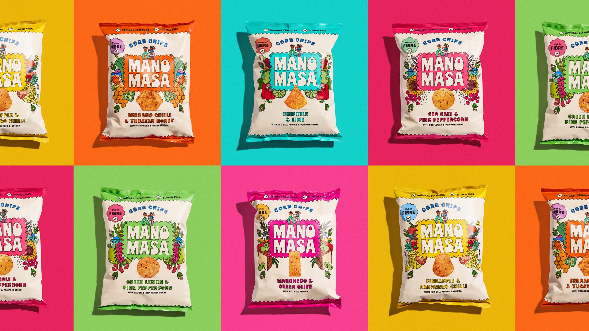 Manomasa Corn Chips by Derek&Eric