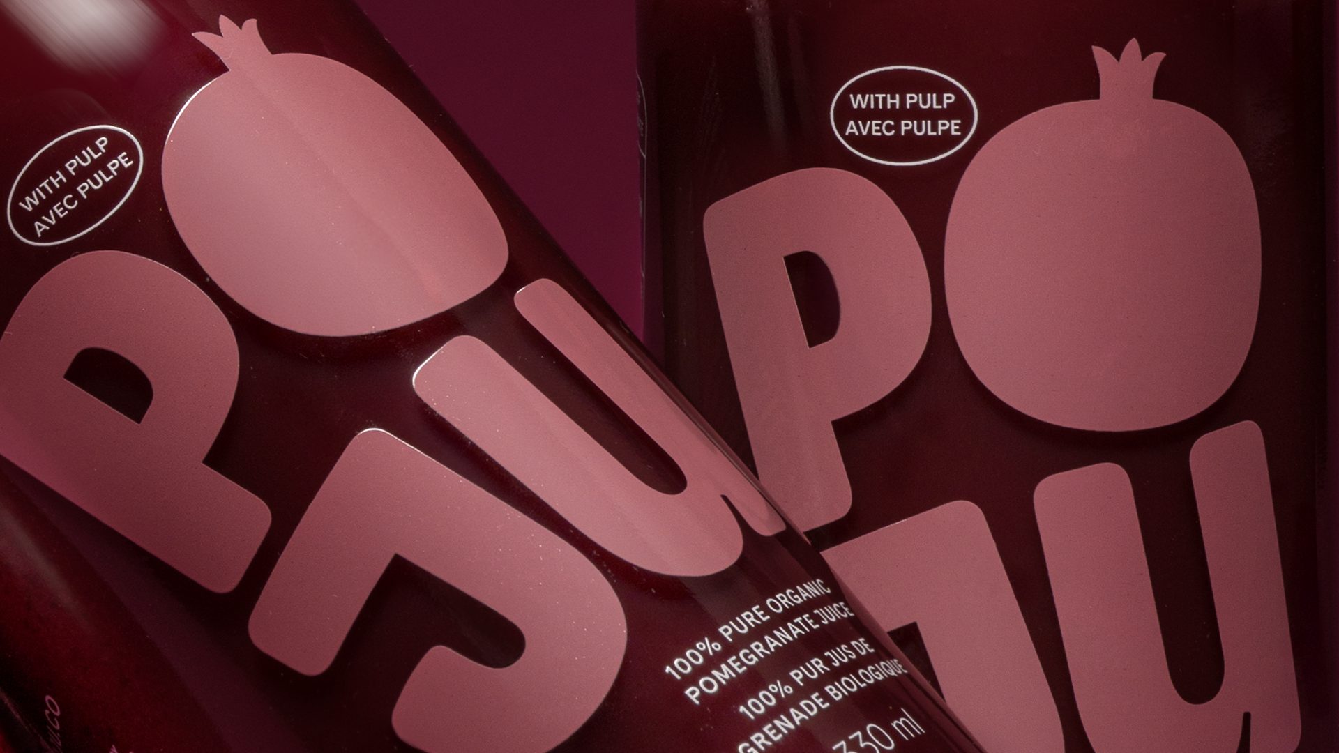 POJU Organic Pomegranate Juice by Toolbox Design